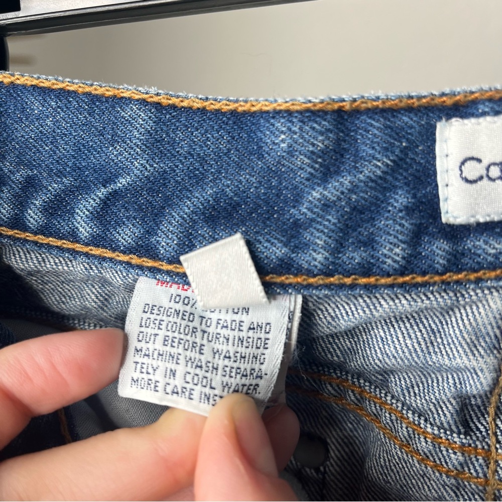 Calvin Klein Blue Denim A-Line Skirt - Picture 6 of 8